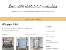 Tablet Screenshot of medsukiai.lt